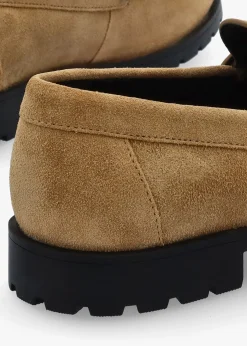 Hot COACH Jocelyn Lion Suede Loafers