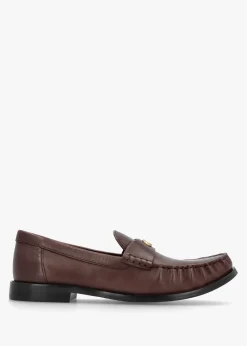 Outlet COACH Jolene Maple Leather Loafers