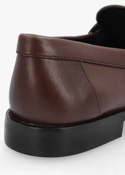 Outlet COACH Jolene Maple Leather Loafers