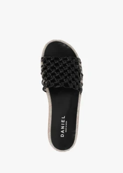 Hot DANIEL Kule Black Knotted Woven Mules