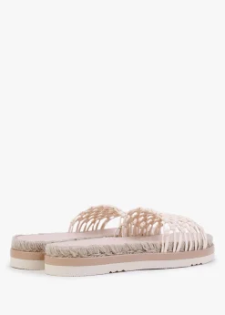 Online DANIEL Kule Cream Knotted Woven Mules