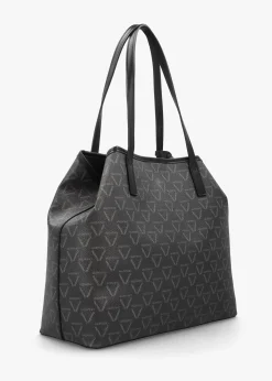 Sale VALENTINO BAGS Lady Nero Multi Repeat Logo Shopper Bag