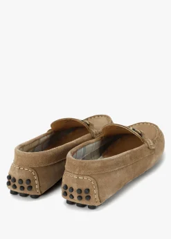 Best BARBOUR Laire Light Trench Suede Driving Loafers