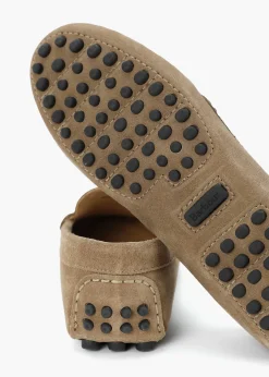 Best BARBOUR Laire Light Trench Suede Driving Loafers