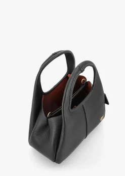 Online COACH Lana 23 Black Leather Shoulder Bag