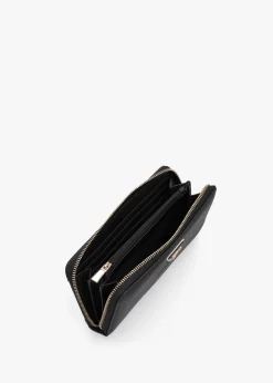 Clearance GUESS Large Laurel Black Zip Around Wallet