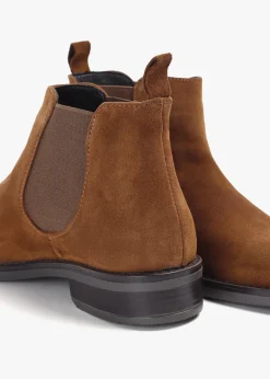 Outlet RIZZOLI Lowly Tan Suede Chelsea Boots