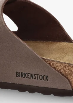 Fashion BIRKENSTOCK Men's Arizona Birko-Flor Mocca Two Bar Mules