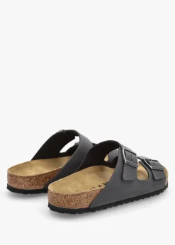 Hot BIRKENSTOCK Men's Arizona Birko-Flor Velvet Gray Two Bar Mules