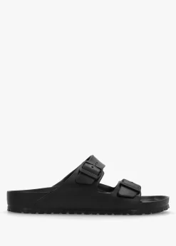 Discount BIRKENSTOCK Men's Arizona EVA Black Two Bar Mules
