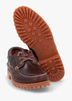 Sale TIMBERLAND Men’s Authentic Brown Leather Boat Shoes
