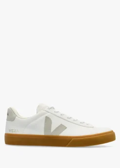 Clearance VEJA Men's Campo Chromefree Leather Extra White Natural Trainers
