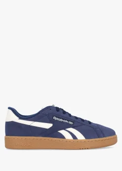 Fashion REEBOK Men's Club C Grounds Vector Navy Chalk Gum Suede Tennis Trainers