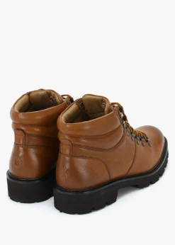 Online OLIVER SWEENEY Men’s Helford Dark Tan Leather Hiker Boots