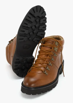 Online OLIVER SWEENEY Men’s Helford Dark Tan Leather Hiker Boots
