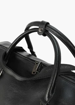 Fashion VALENTINO BAGS Men’s Infinity Nero Pebbled PU Duffle Bag