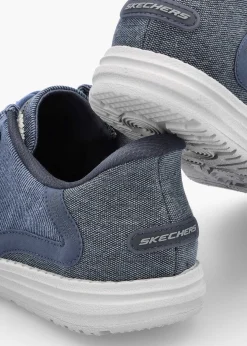 Best SKECHERS Men’s Melson Slip Ins Coronado Denim Shoes