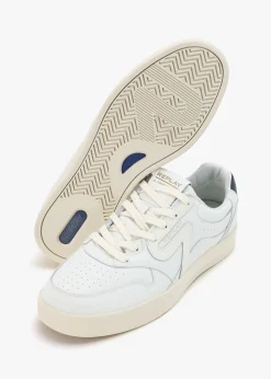 Fashion REPLAY Men’s Oyzone Action White Leather Trainers