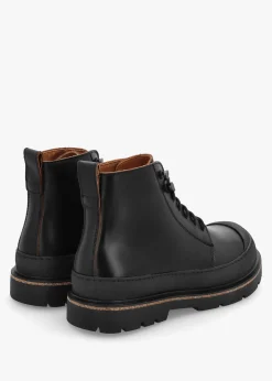 Best BIRKENSTOCK Men’s Prescott Black Waxy Leather Lace Up Boots