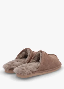 Best DANIEL Men’s Shutoff Taupe Shearling Slippers