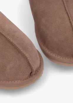 Best DANIEL Men’s Shutoff Taupe Shearling Slippers