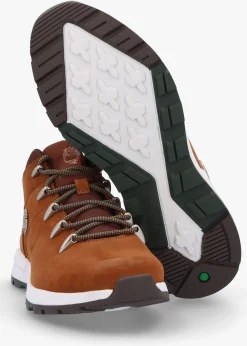 New TIMBERLAND Men’s Sprint Trekker Lace Up Rust Nubuck Mid Top Trainers