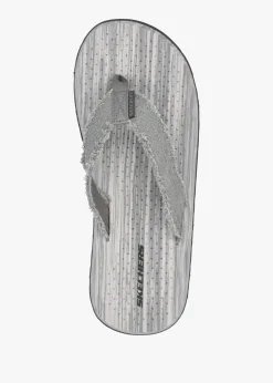 Clearance SKECHERS Men’s Tantric Fritz Grey Toe Post Flip Flops