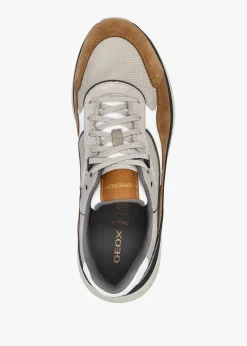 New Geox Men’s U Spherica Actif X1 Sand Toffee Trainers