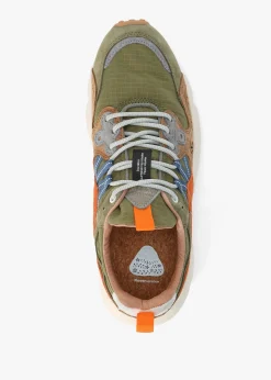 New FLOWER MOUNTAIN Men’s Yamano 3 Military Suede & Nylon Trainers