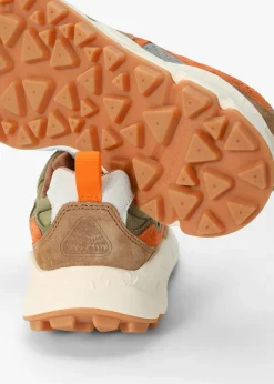 New FLOWER MOUNTAIN Men’s Yamano 3 Military Suede & Nylon Trainers