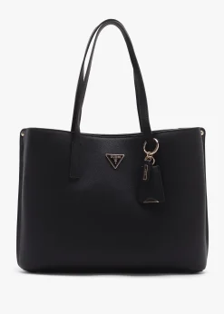 Hot GUESS Meridian Girlfriend Black Tote Bag