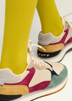 Hot HOFF Montreal Multicoloured Suede Trainers