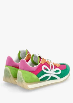 Best DANIEL Movie Multicoloured Suede & Nylon Runner Trainers