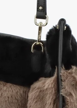 Hot MY BEST BAG Multicoloured Faux Fur & Leather Tote Bag