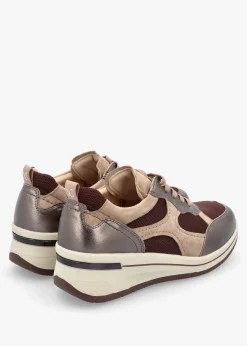 New CAPRICE Multicoloured Leather & Mesh Trainers