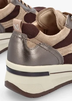 New CAPRICE Multicoloured Leather & Mesh Trainers