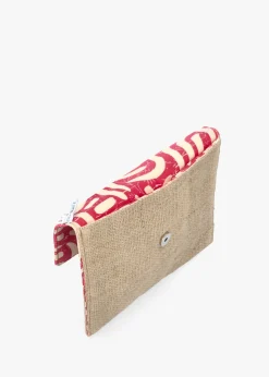 Fashion BLE Multicoloured Pink Envelope Clutch Bag
