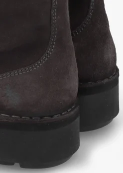 New FLY LONDON Naji Diesel Suede Calf Boots