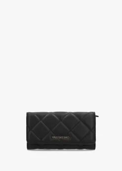 Online VALENTINO BAGS Ocarina Relove Recycle Quilted Nero Wallet