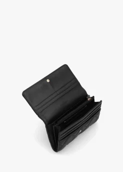 Online VALENTINO BAGS Ocarina Relove Recycle Quilted Nero Wallet