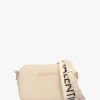 Sale VALENTINO BAGS Pansy Ecru Logo Camera Bag