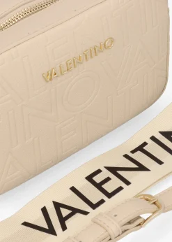 Sale VALENTINO BAGS Pansy Ecru Logo Camera Bag