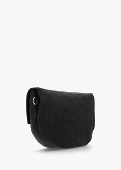 Outlet VALENTINO BAGS Pansy Logo Nero Satchel Bag