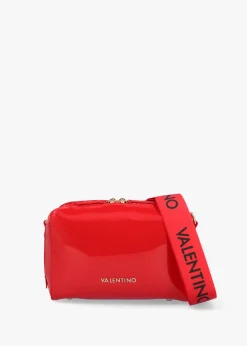 Discount VALENTINO BAGS Pattie Patent Rosso Camera Bag