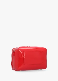 Discount VALENTINO BAGS Pattie Patent Rosso Camera Bag