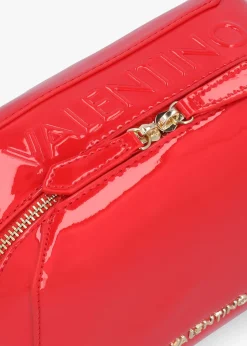 Discount VALENTINO BAGS Pattie Patent Rosso Camera Bag