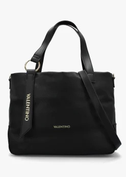 Online VALENTINO BAGS Peonies Nero Shopper Bag