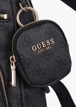 Discount GUESS Power Play Tech Coal Logo Backpack