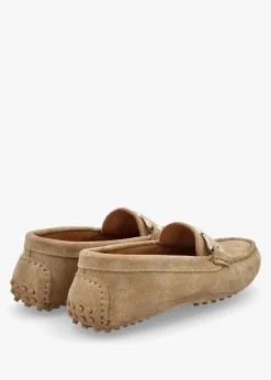 Clearance DANIEL Privey Beige Suede Moccasin Loafers