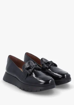 Best WONDERS Rose Black Patent Loafers